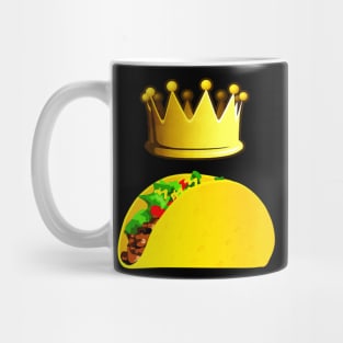 Taco King Funny Foodie Mug